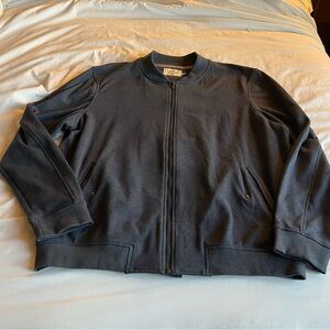 The Normal Brand Men's Dark Gray Full Zip Up Sweater Jacket Size XL